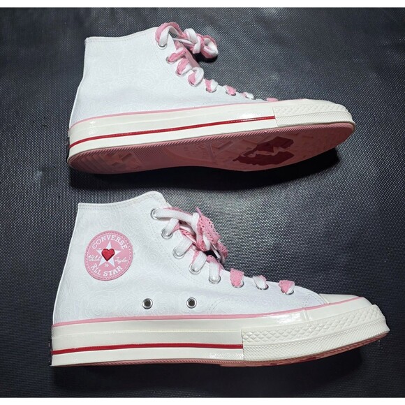 New Converse W Chuck 70 Rose Sneakers Shoes Vintage White A14798C US Size 10.5 - Picture 3 of 11